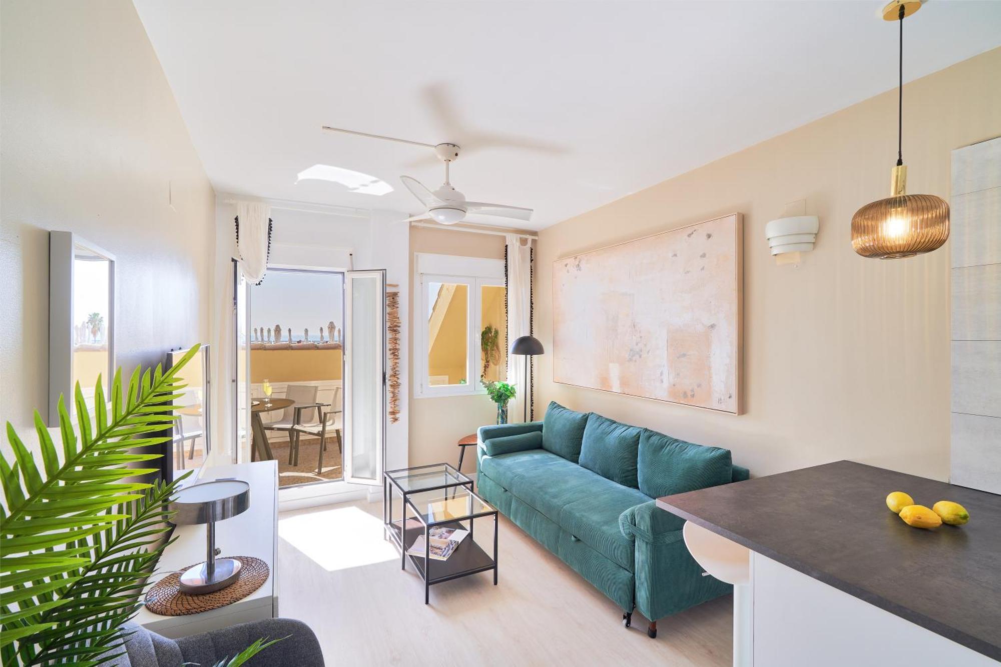 Perfect Beach Location With Roof Terrace 푸엔히롤라 외부 사진